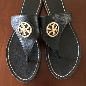 Tory Burch Navy Sandals